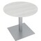 Skutchi Designs 34 in W, 34 in L, 29 in H, Engineered Wood Top, White HAR-RD-34-POST-WHCYPRESS - alternate 1